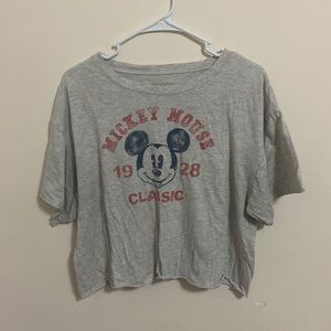 Cropped Mickey Mouse Tshirt